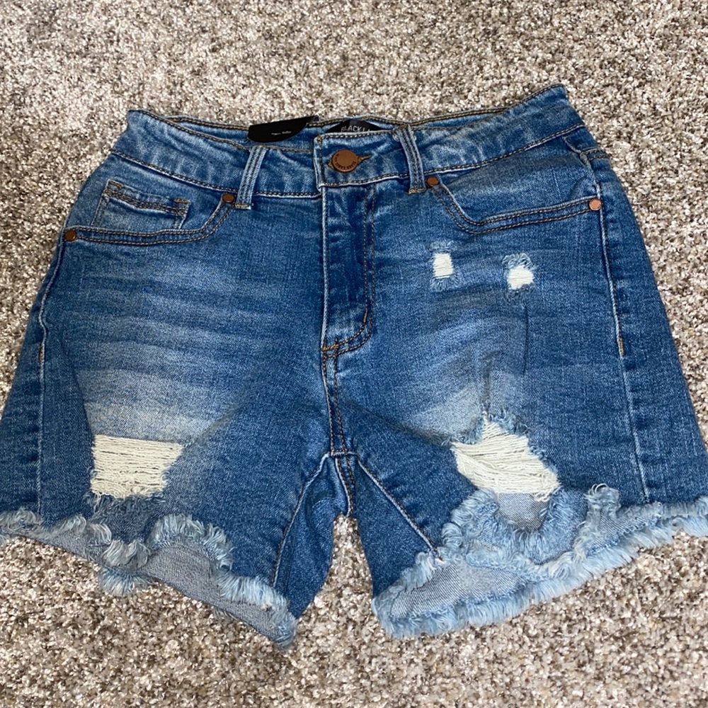 Black Label Mid Rise shorts